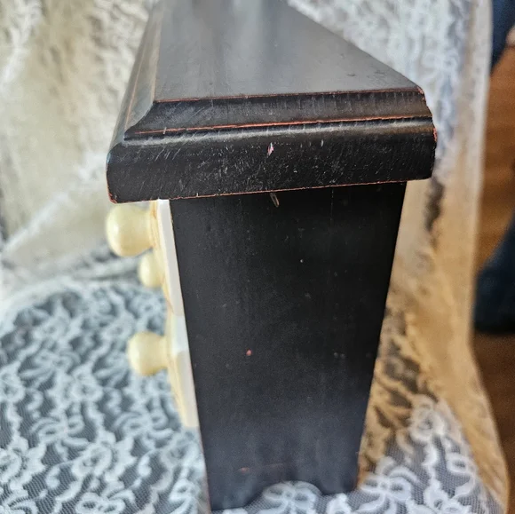 Vintage style French apothecary mini spice cabinet - Picture 10 of 16